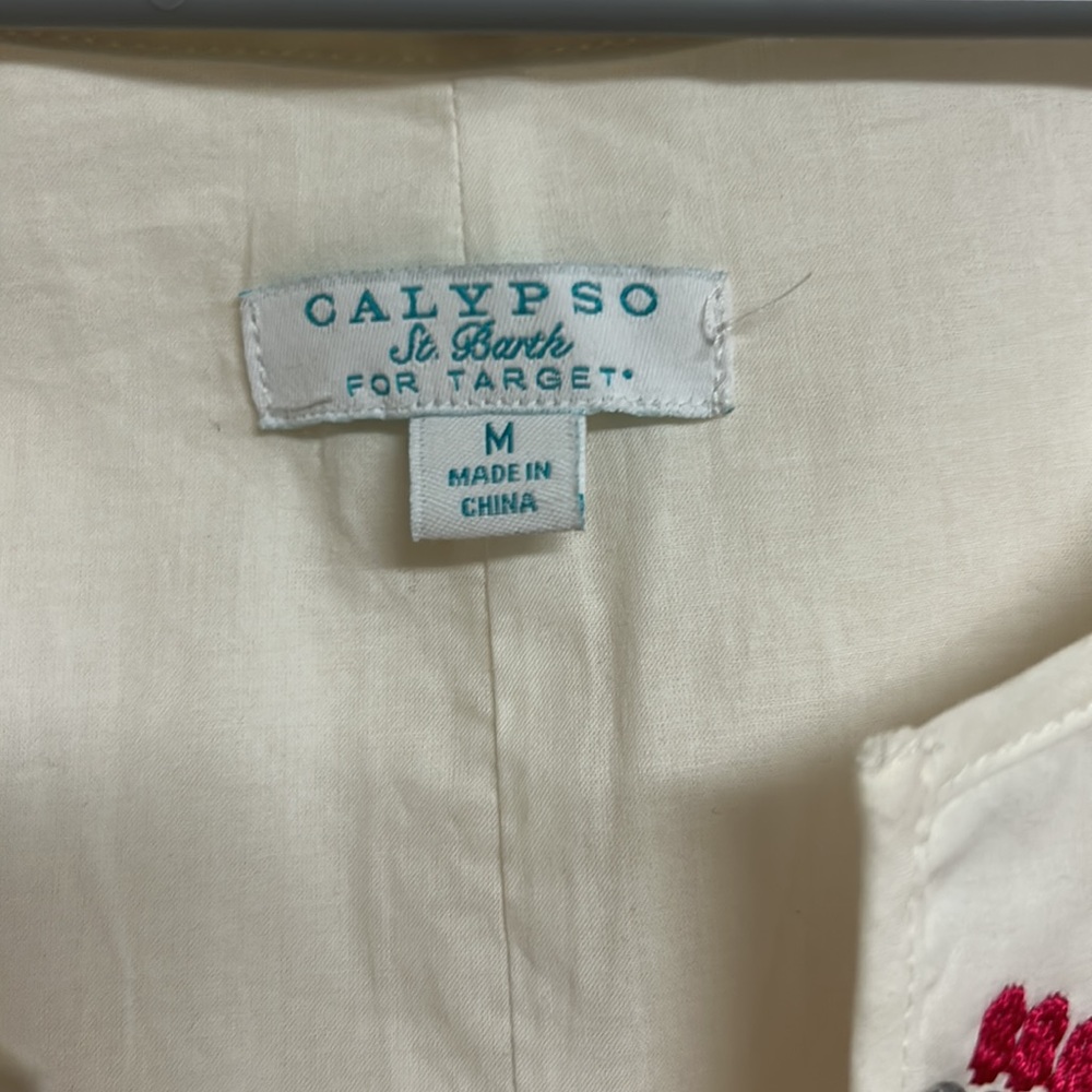 Nwot Calypso For Target Size Medium Beaded Dress - image 3